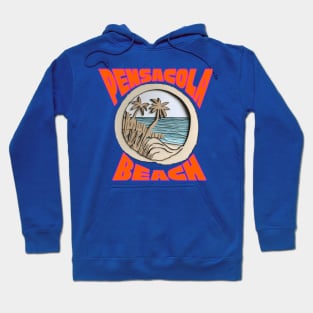 Pensacola Beach Wood Carving Style Hoodie